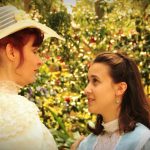 Georgan George and Ilona Kulinska in "The Garden Party." History Lit 2012. Photo by John Thvedt.