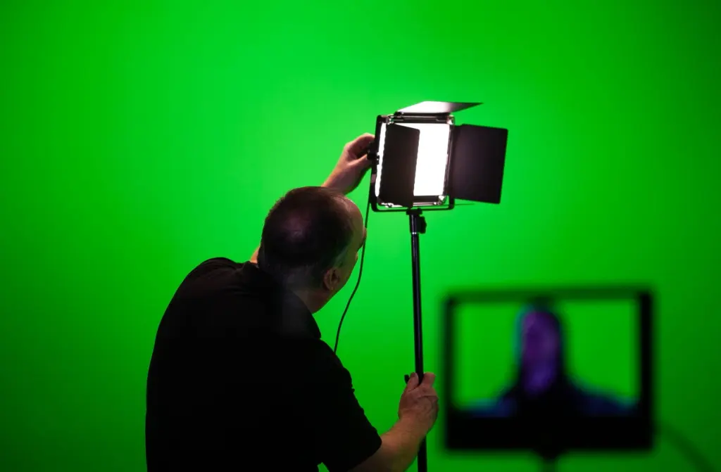 how to use a green screen
