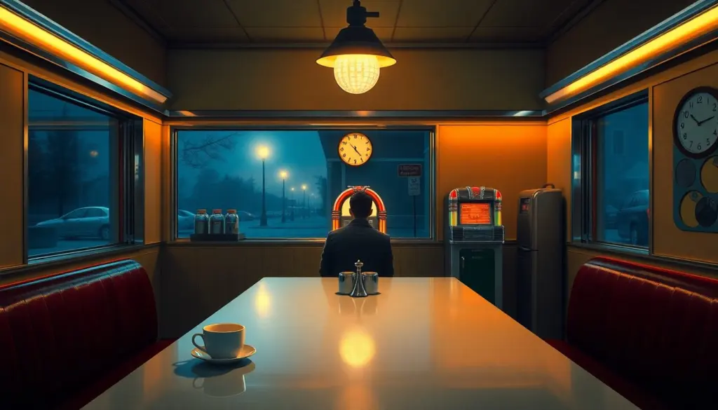 famous diner painting